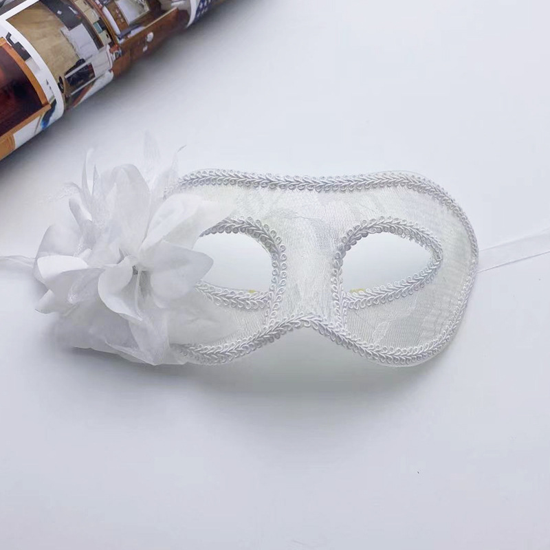 Elegant Venetian Style Costume Accessory Lace Masquerade Mask